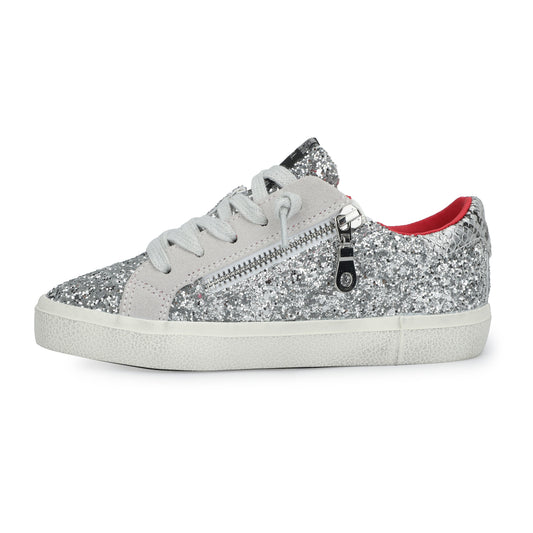 SILVER RED Vintage Havana KIDS CHARLOTTE - SILVER RED