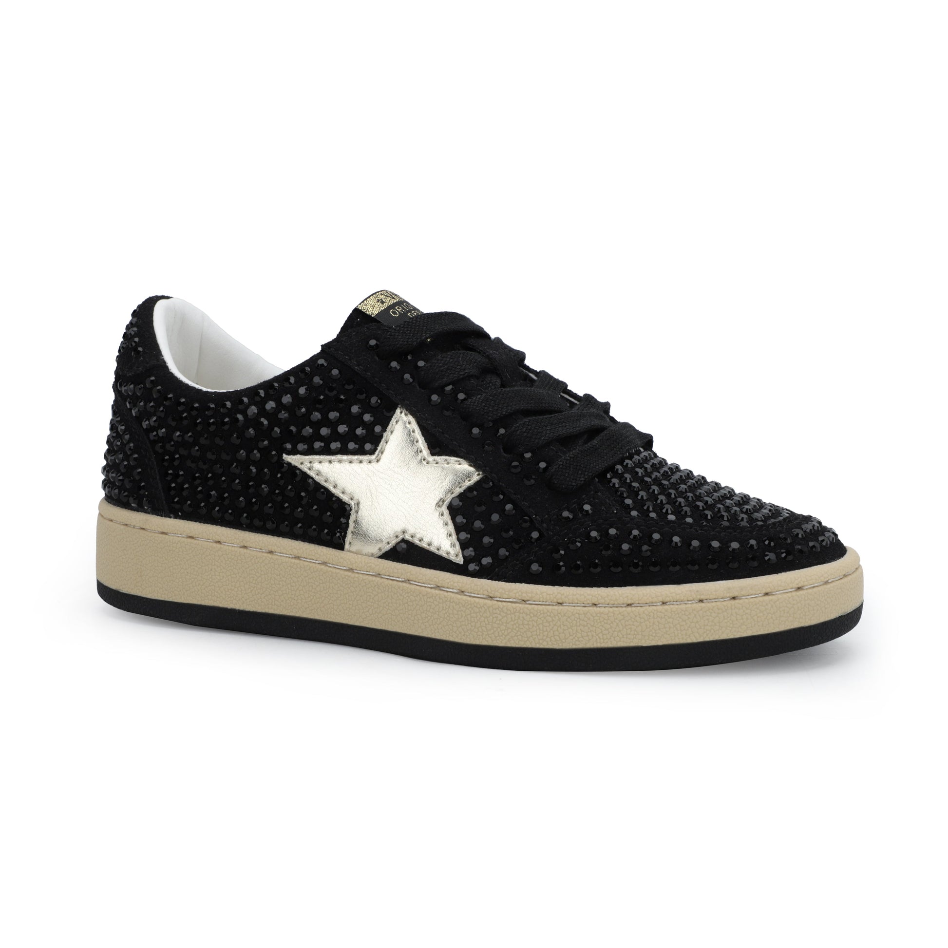 BLACK RHINESTONE Vintage Havana KIDS BRAVO - BLACK RHINESTONE