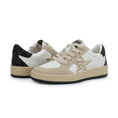 WHITE/ TAUPE GLITTER Vintage Havana KIDS ARIELLA - WHITE/ TAUPE GLITTER