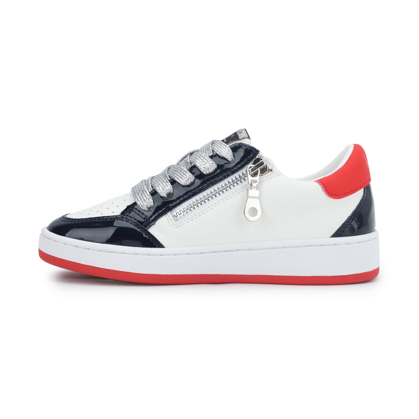 WHITE/ PTTND/ NAVY/ RED Vintage Havana KIDS ARIELLA - WHITE/ PATENT/ NAVY/ RED