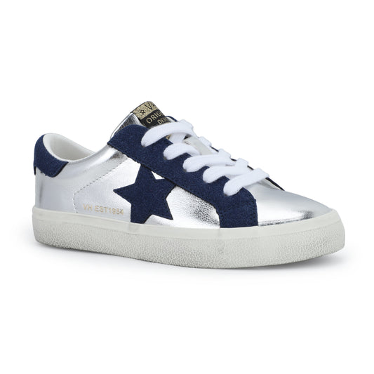 WASHED SILVER/ NAVY Vintage Havana KIDS VAIL - WASHED SILVER/ NAVY