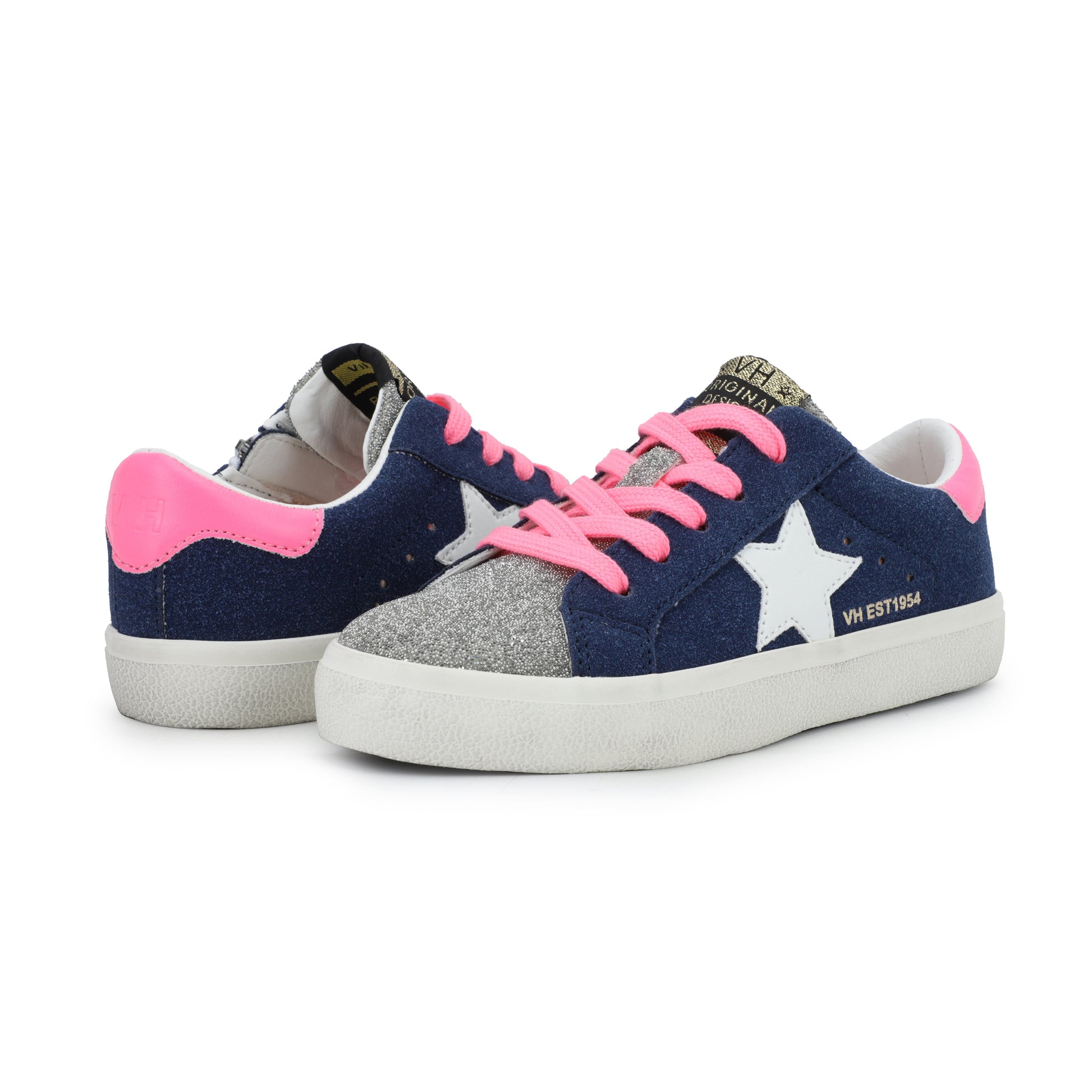 NAVY/ MATT SPARKLE Vintage Havana KIDS VAIL - NAVY/ MATT SPARKLE