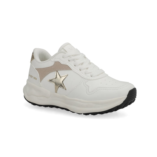 WHITE TAUPE GOLD Vintage Havana KIDS SWIFT - WHITE TAUPE GOLD