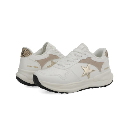 WHITE TAUPE GOLD Vintage Havana KIDS SWIFT - WHITE TAUPE GOLD