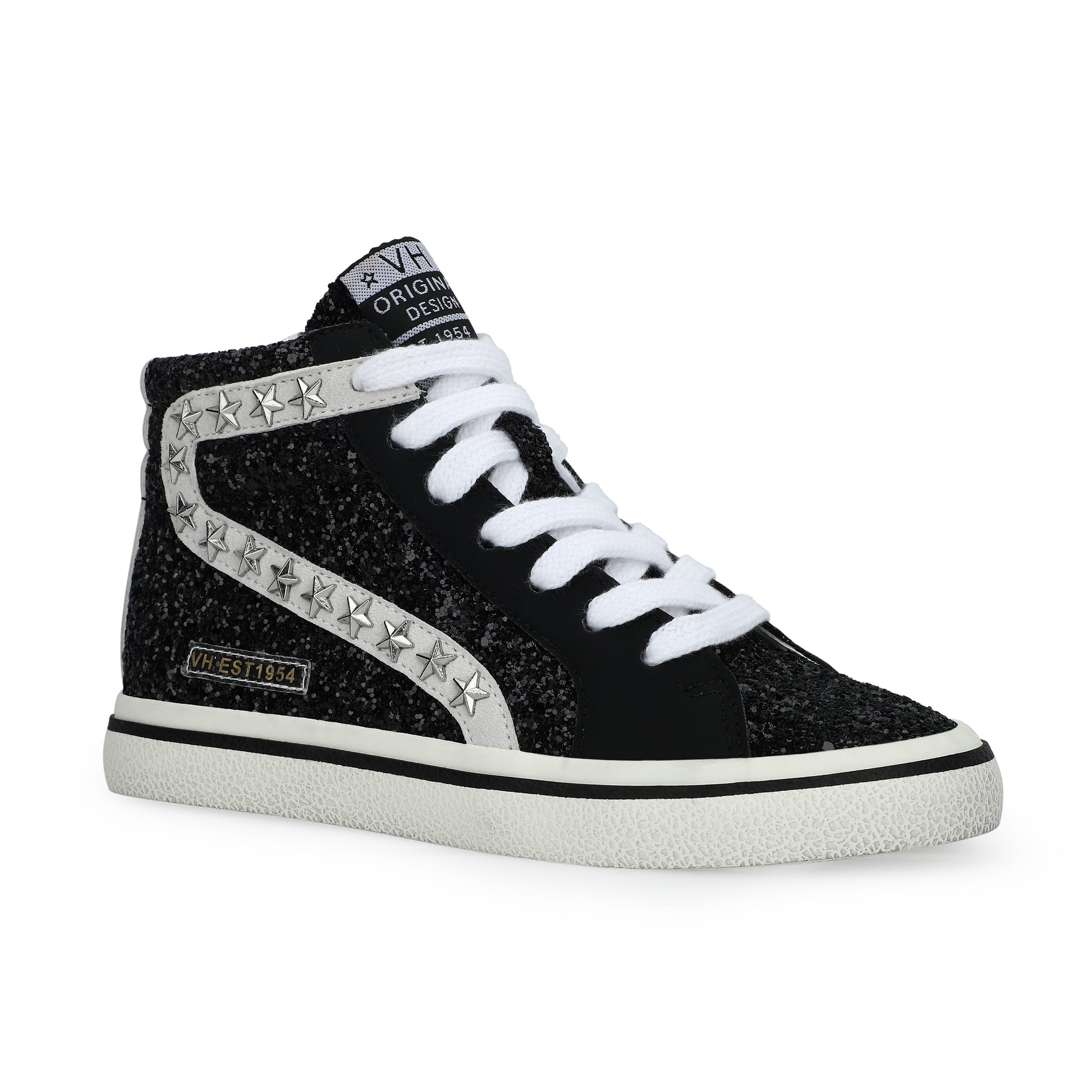 BLACK GLITTER MIX Vintage Havana KIDS RITA - BLACK GLITTER MIX