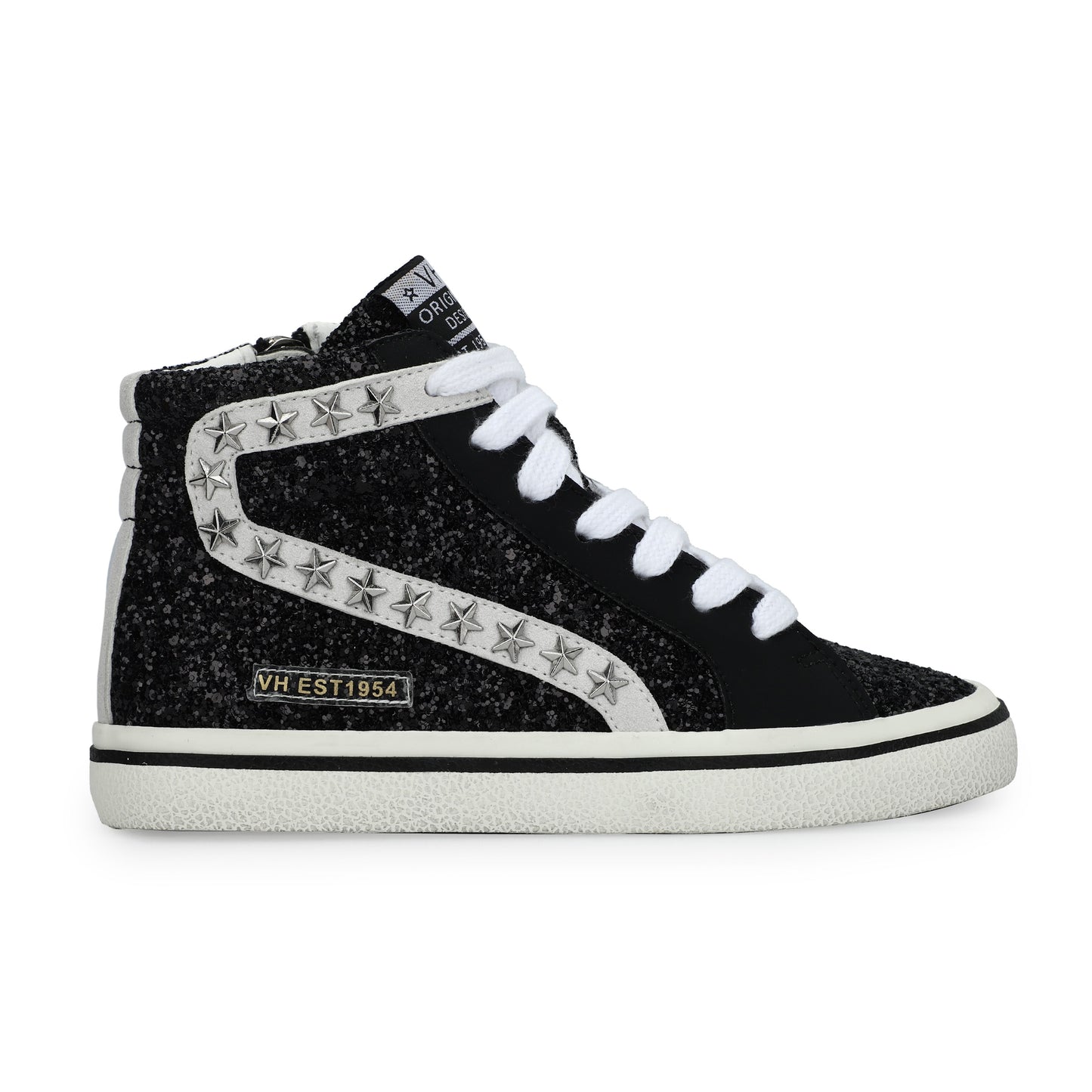 BLACK GLITTER MIX Vintage Havana KIDS RITA - BLACK GLITTER MIX