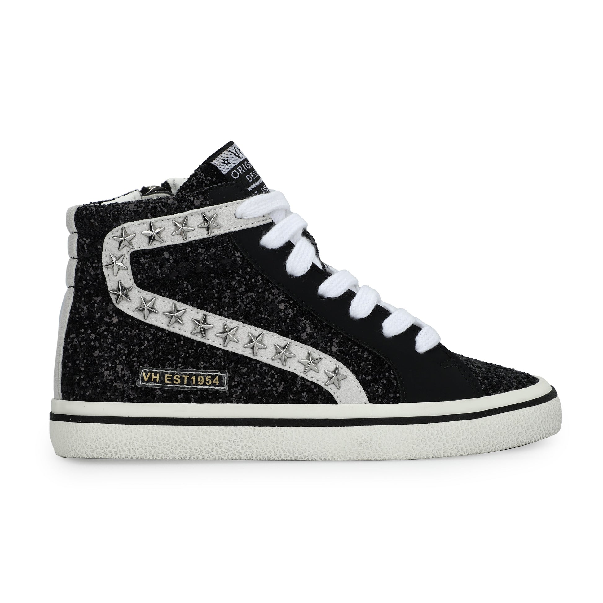 BLACK GLITTER MIX Vintage Havana KIDS RITA - BLACK GLITTER MIX