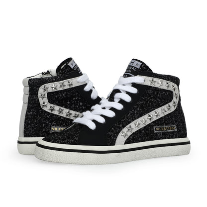 BLACK GLITTER MIX Vintage Havana KIDS RITA - BLACK GLITTER MIX