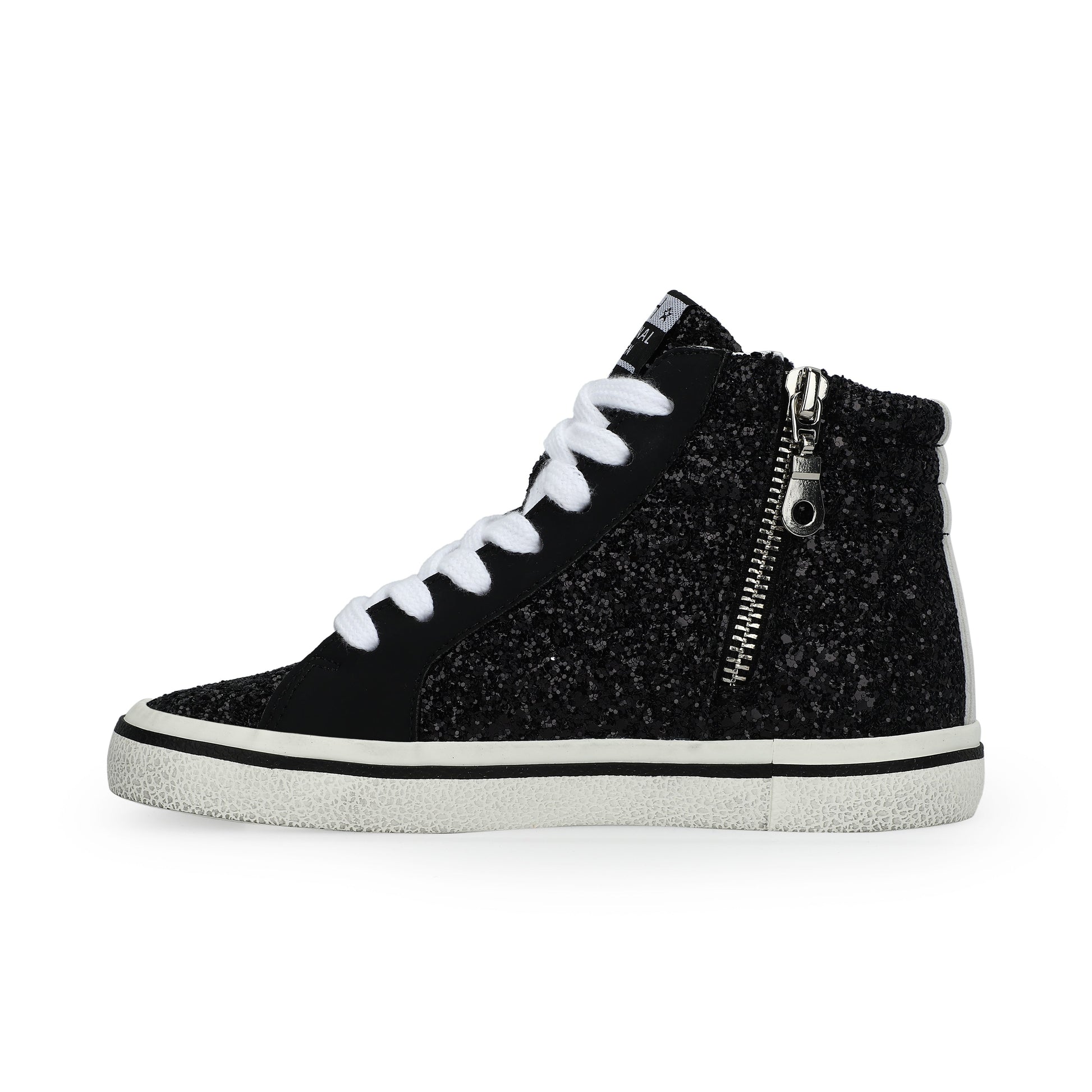 BLACK GLITTER MIX Vintage Havana KIDS RITA - BLACK GLITTER MIX