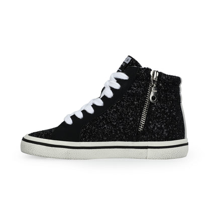 BLACK GLITTER MIX Vintage Havana KIDS RITA - BLACK GLITTER MIX