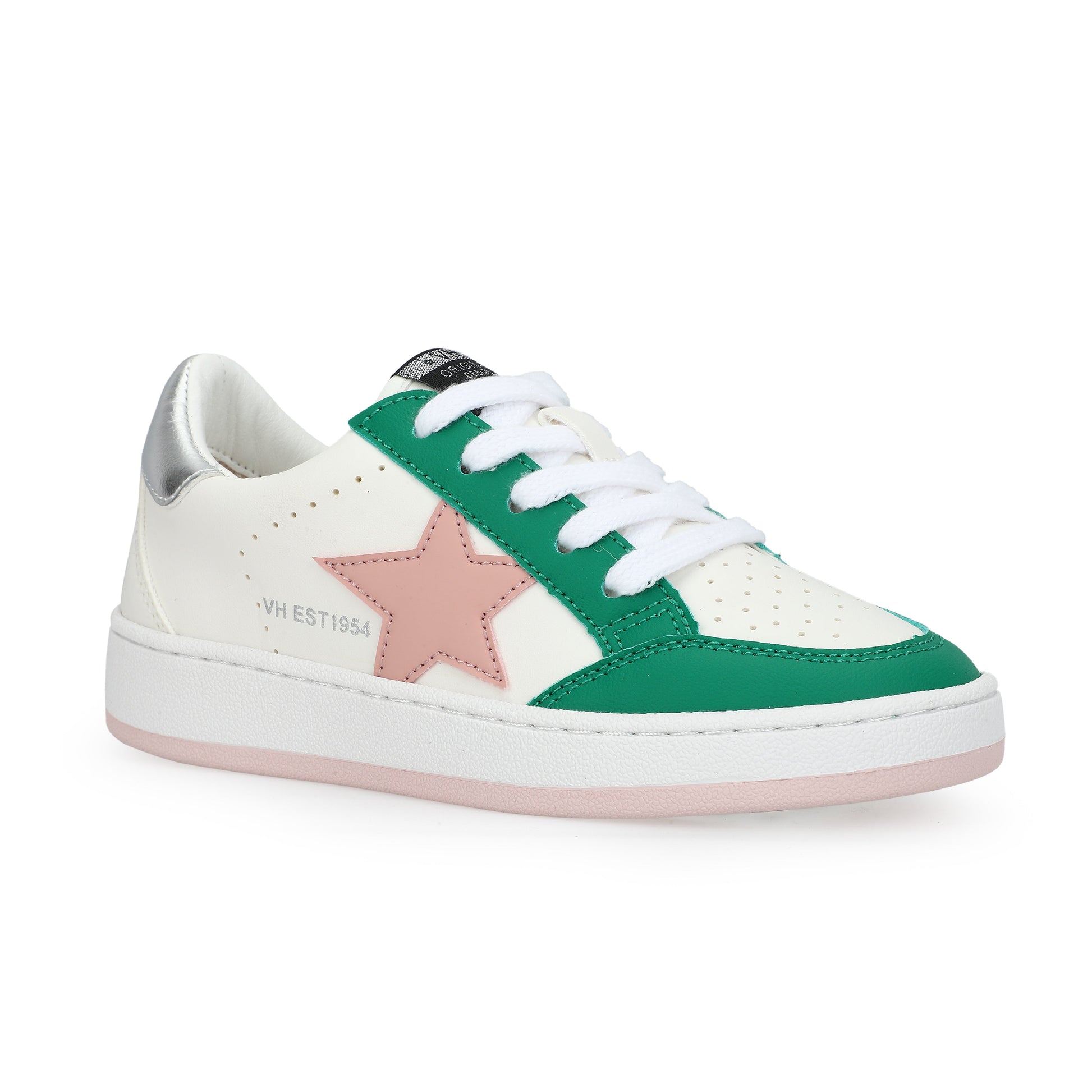 WHITE GREEN PINK Vintage Havana KIDS BETTY - WHITE GREEN PINK