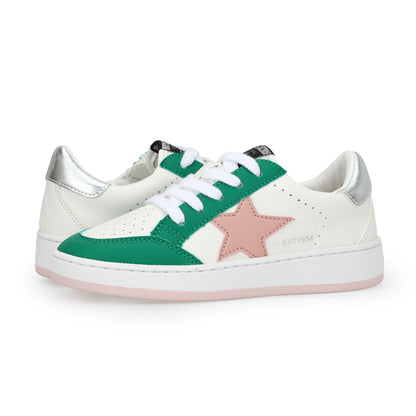 WHITE GREEN PINK Vintage Havana KIDS BETTY - WHITE GREEN PINK