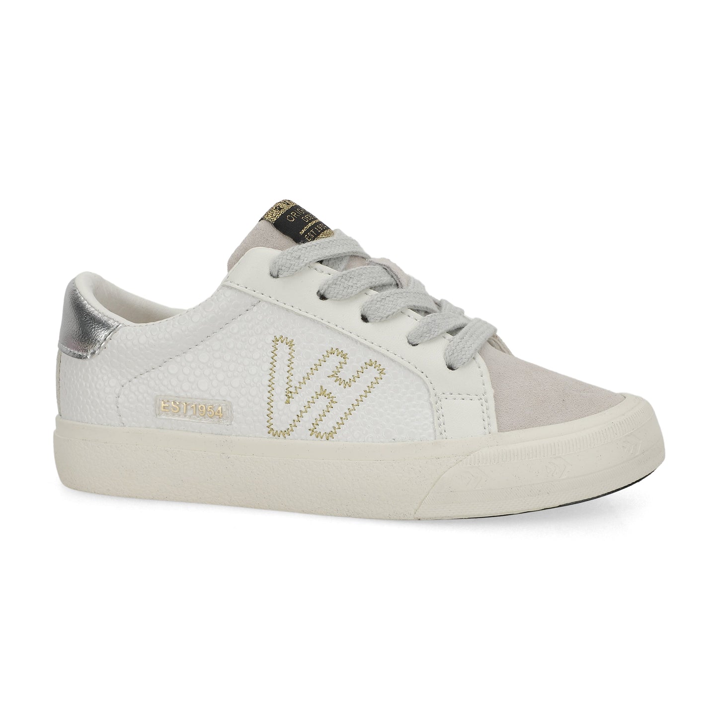 WHITE PEBBLED GREY Vintage Havana KIDS VITA - WHITE PEBBLED GREY