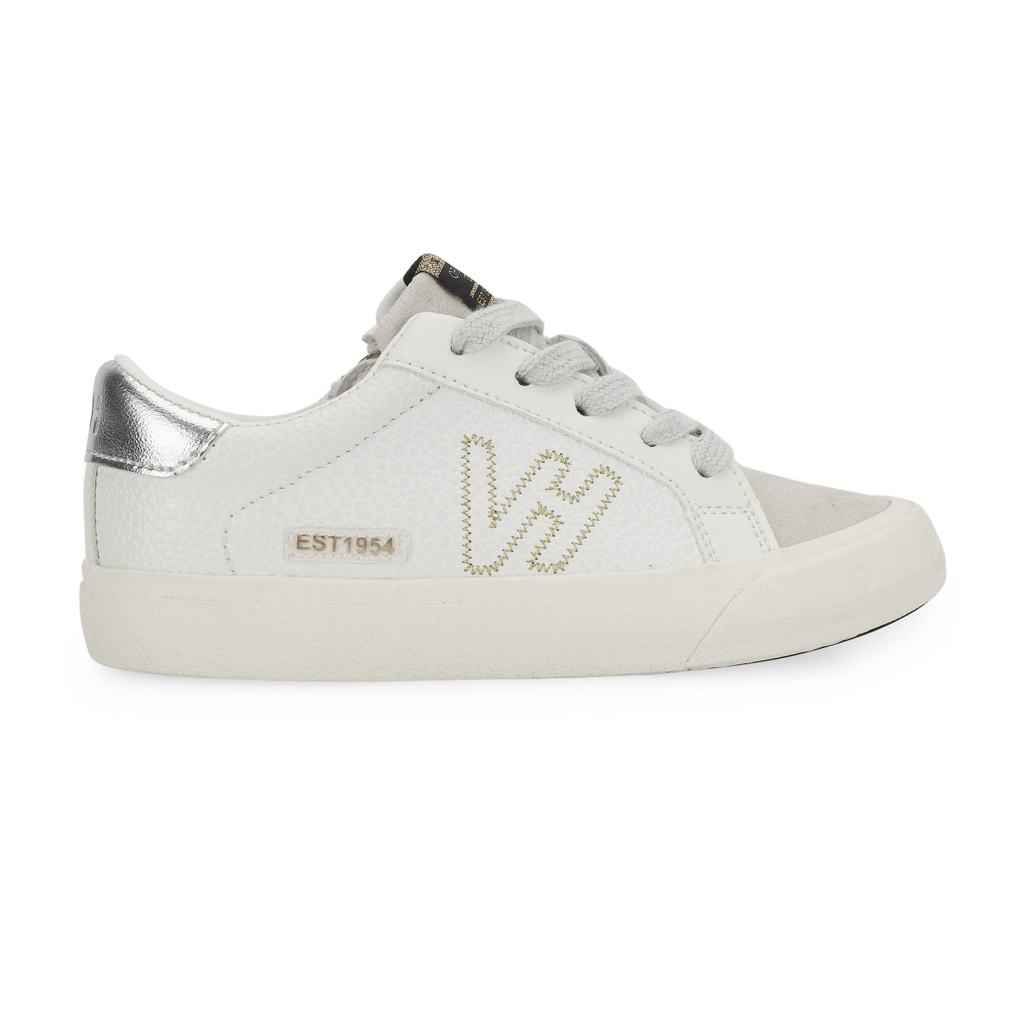 WHITE PEBBLED GREY Vintage Havana KIDS VITA - WHITE PEBBLED GREY