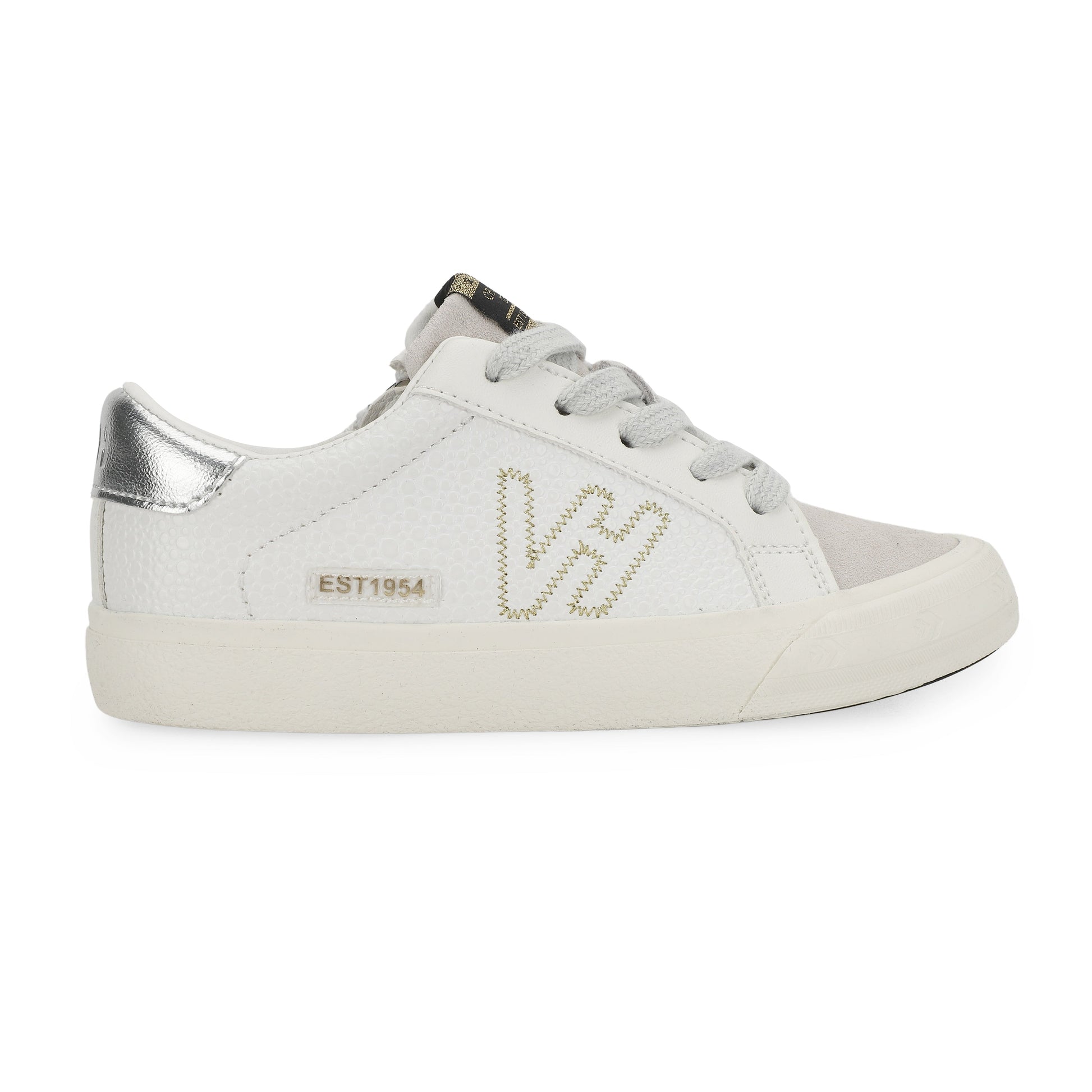 WHITE PEBBLED GREY Vintage Havana KIDS VITA - WHITE PEBBLED GREY