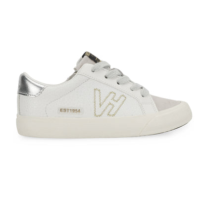 WHITE PEBBLED GREY Vintage Havana KIDS VITA - WHITE PEBBLED GREY