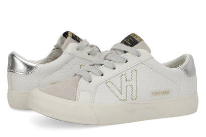 WHITE PEBBLED GREY Vintage Havana KIDS VITA - WHITE PEBBLED GREY