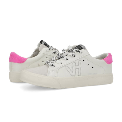 WHITE GREY PINK Vintage Havana KIDS VITA - WHITE GREY PINK