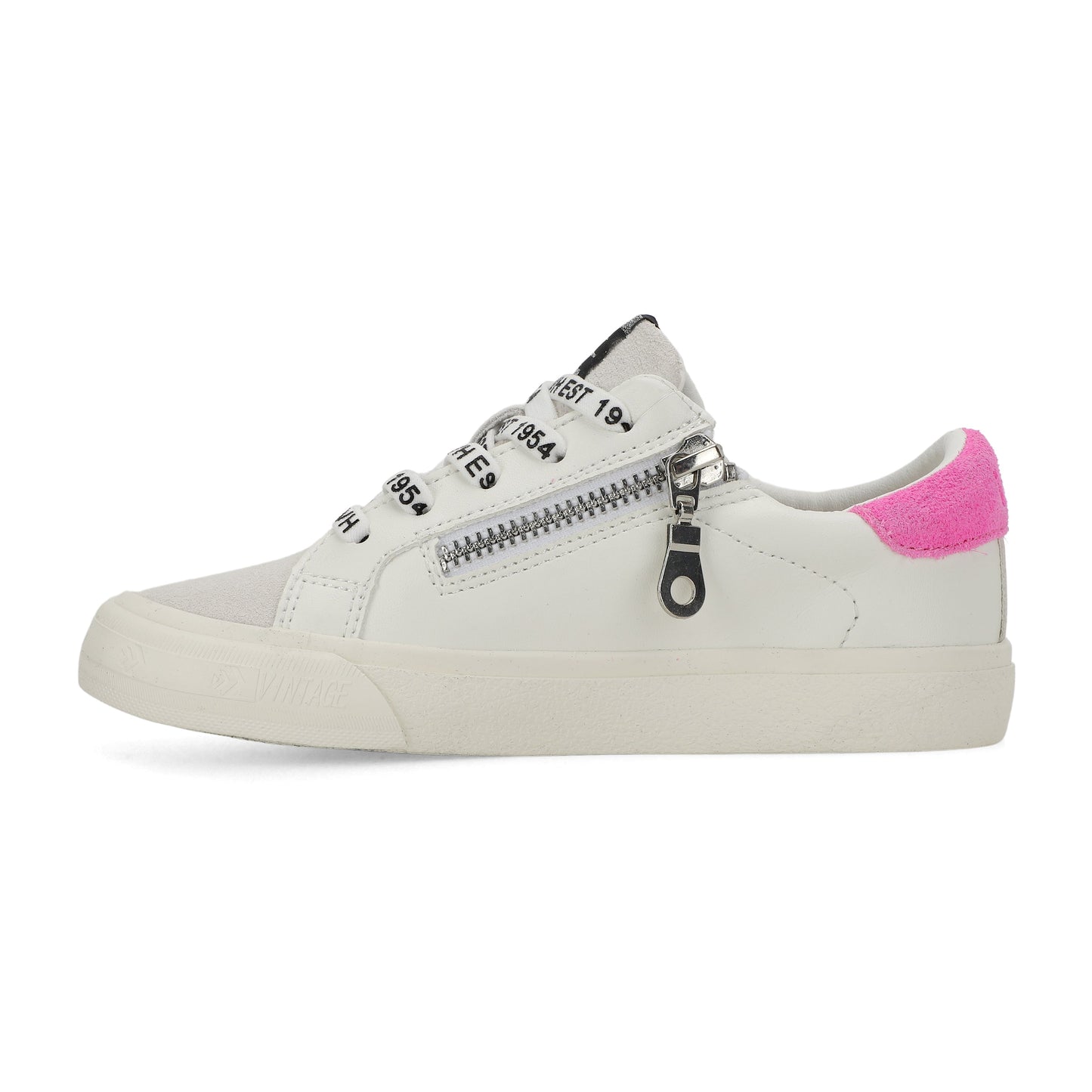 WHITE GREY PINK Vintage Havana KIDS VITA - WHITE GREY PINK