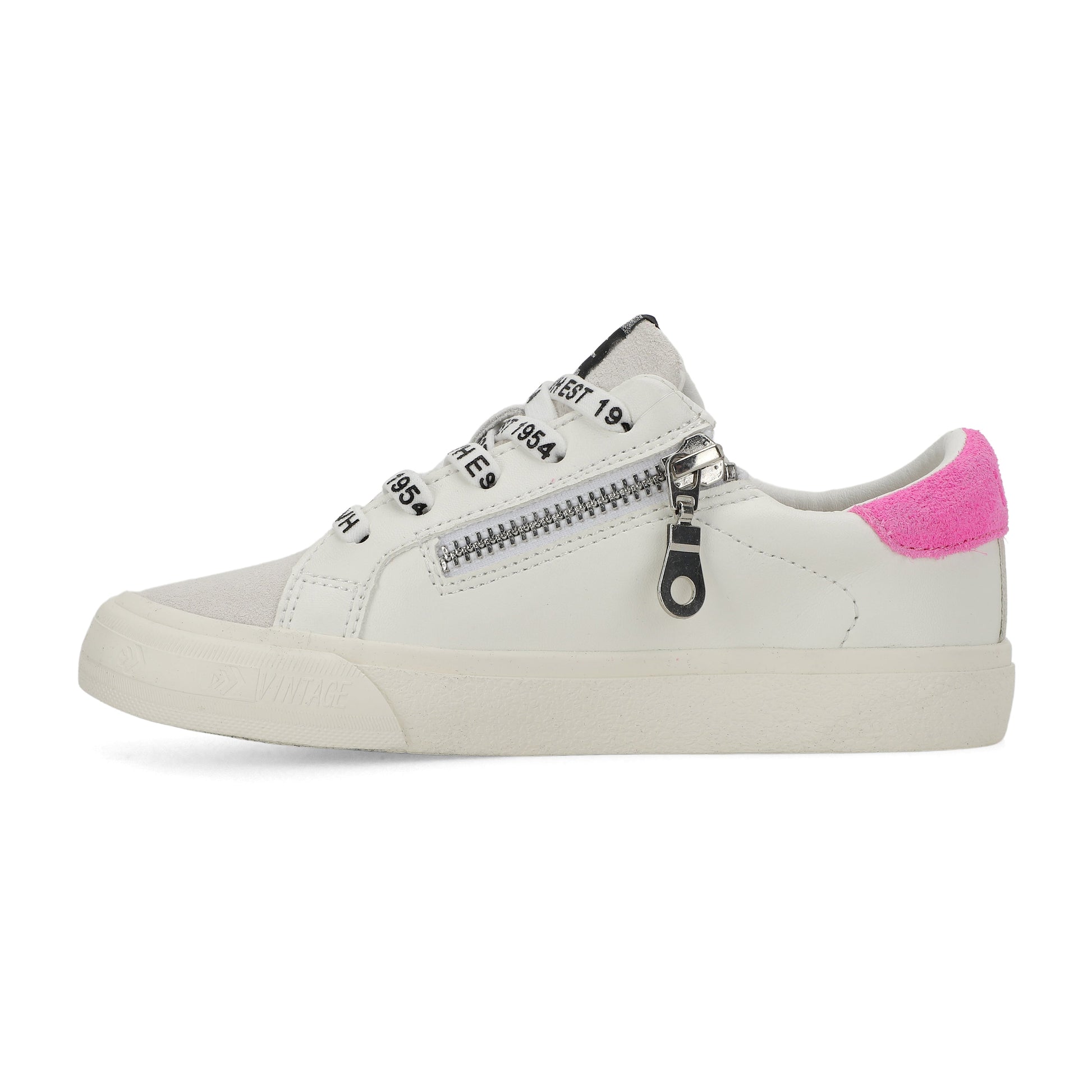 WHITE GREY PINK Vintage Havana KIDS VITA - WHITE GREY PINK