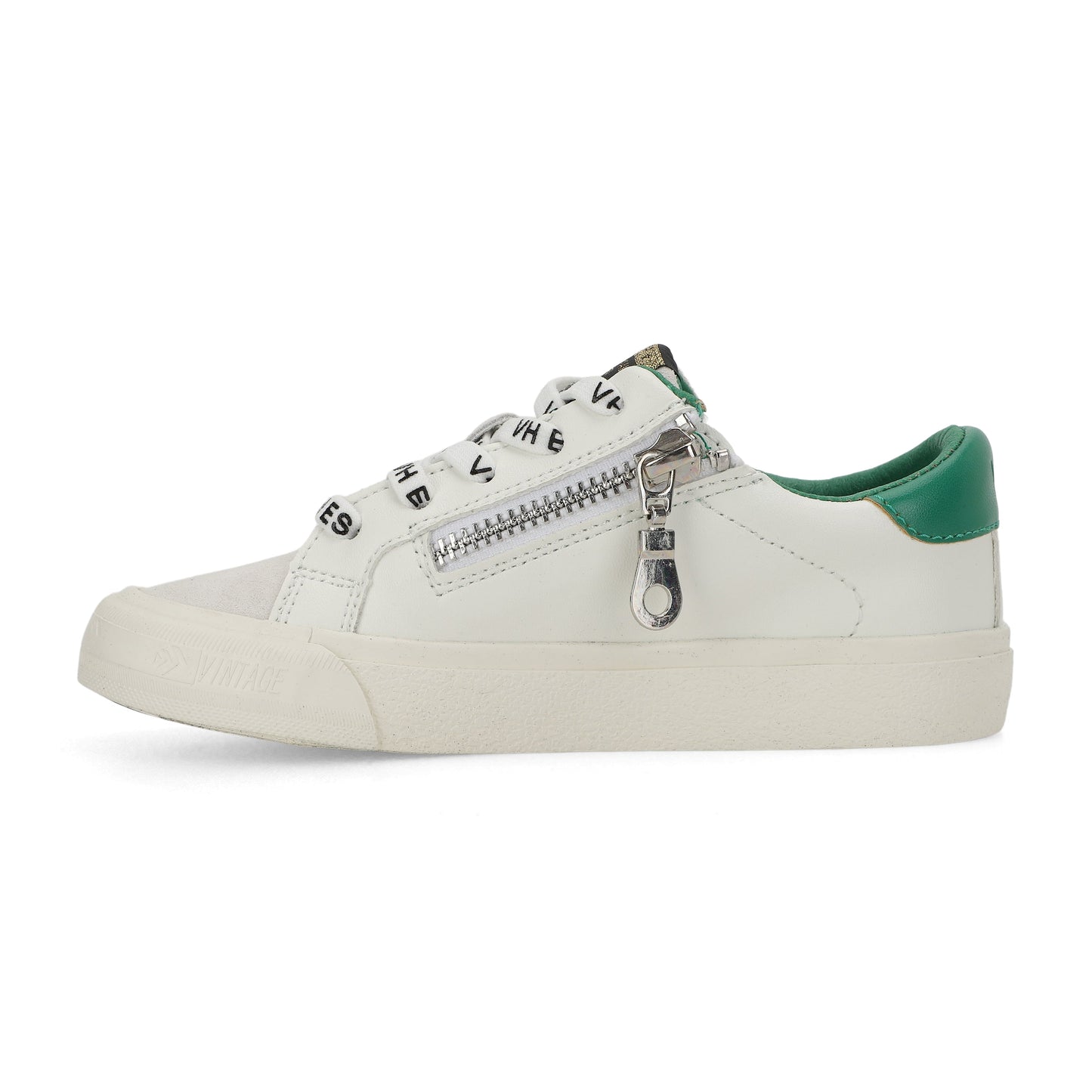 WHITE GREY GREEN Vintage Havana KIDS VITA - WHITE GREY GREEN