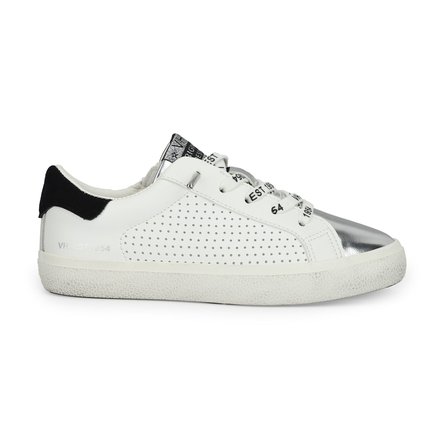 WHITE BLACK PERF MULTI Vintage Havana KIDS RONDA - WHITE BLACK PERF MULTI