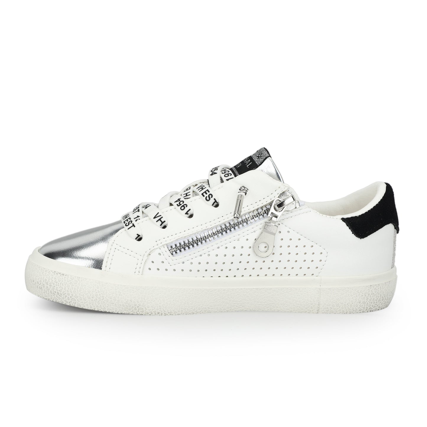 WHITE BLACK PERF MULTI Vintage Havana KIDS RONDA - WHITE BLACK PERF MULTI