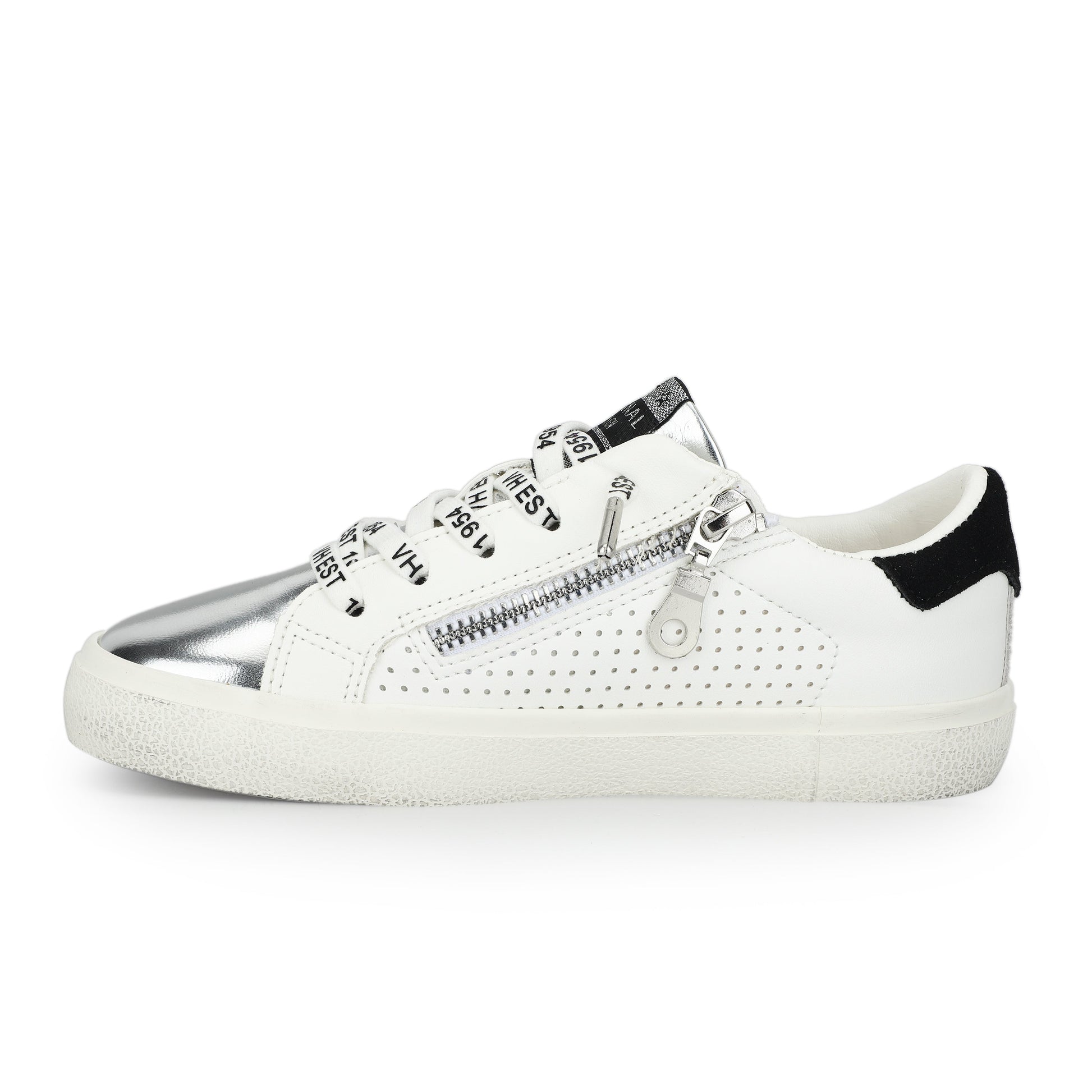 WHITE BLACK PERF MULTI Vintage Havana KIDS RONDA - WHITE BLACK PERF MULTI