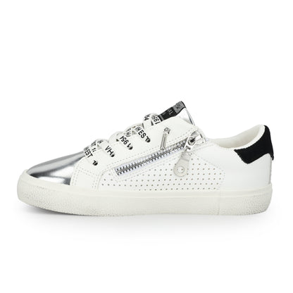 WHITE BLACK PERF MULTI Vintage Havana KIDS RONDA - WHITE BLACK PERF MULTI