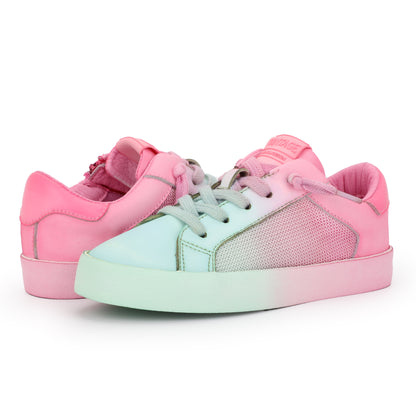 PINK/GREEN Vintage Havana KIDS SAM - PINK/GREEN