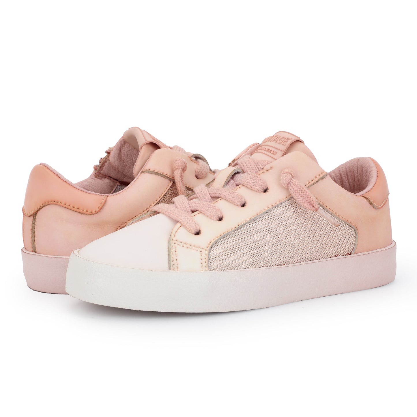 BLUSH/ WHITE Vintage Havana KIDS SAM- BLUSH/ WHITE