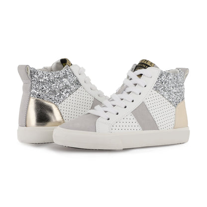 WHITE SILVER GOLD Vintage Havana KIDS DEDE - WHITE SILVER GOLD