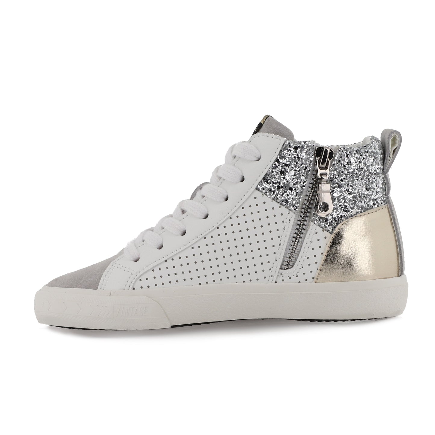 WHITE SILVER GOLD Vintage Havana KIDS DEDE - WHITE SILVER GOLD