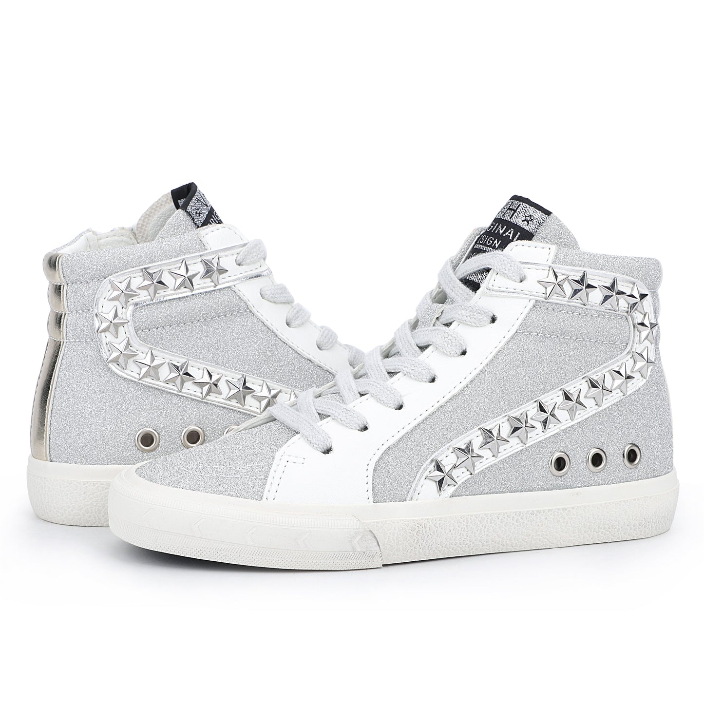 SILVER MATT Vintage Havana KIDS MARINETTE -SILVER MATT