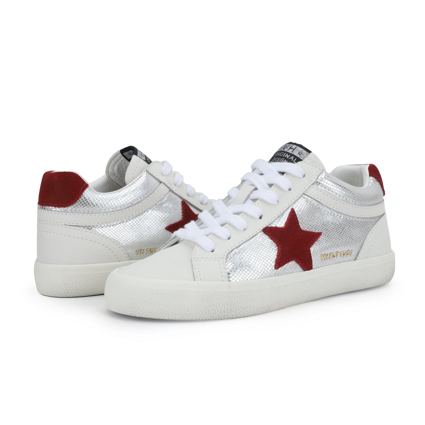 WASHED SILVER/ MAROON Vintage Havana BOUNCE - WASHED SILVER/ MAROON