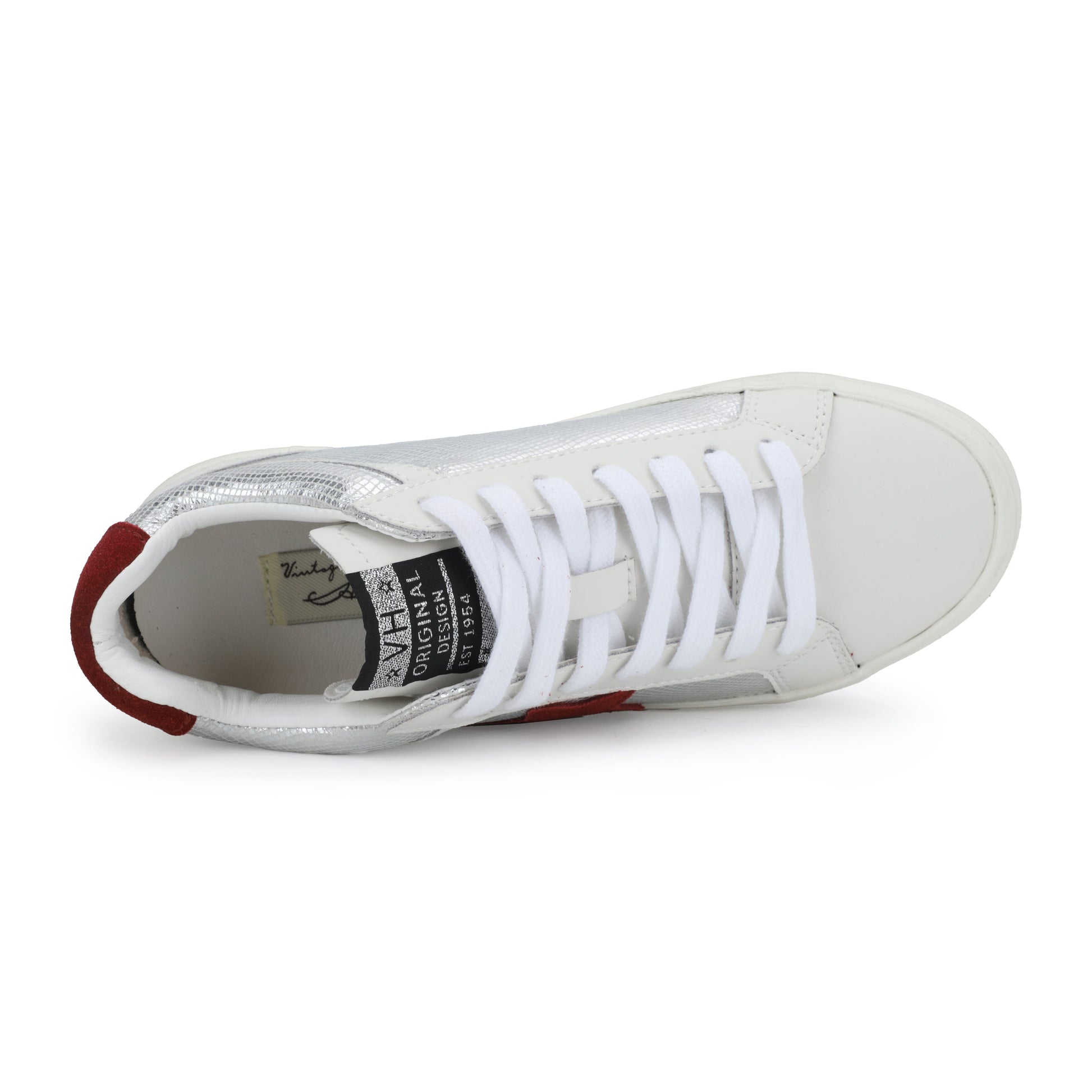 WASHED SILVER/ MAROON Vintage Havana BOUNCE - WASHED SILVER/ MAROON