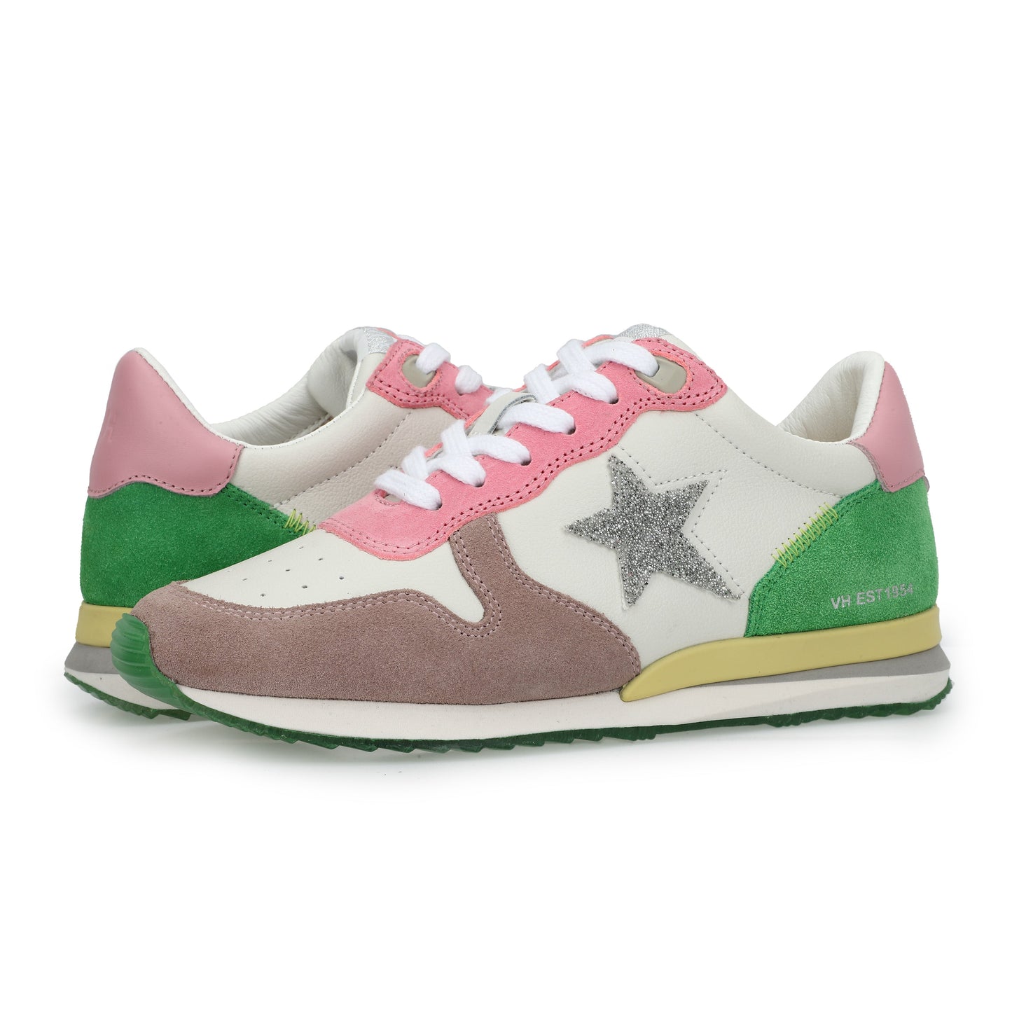 PINK GREEN YELLOW Vintage Havana ROCK - PINK GREEN YELLOW