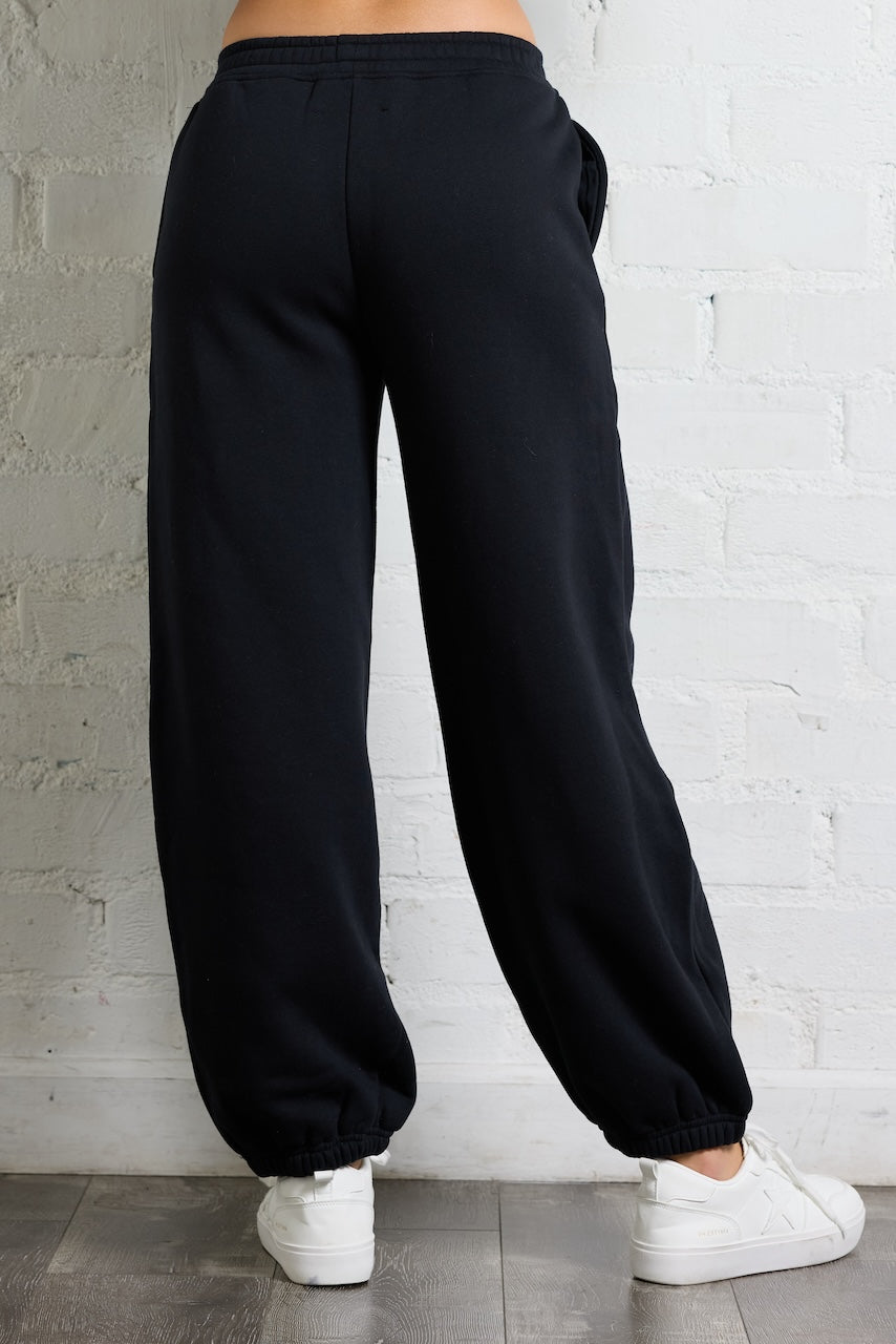 Black Vintage Havana Von Dutch Jogger in Black