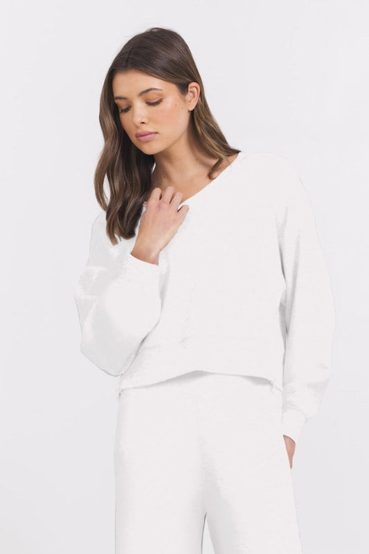 Egg Shell Vintage Havana Egg Shell Cloud V Neck