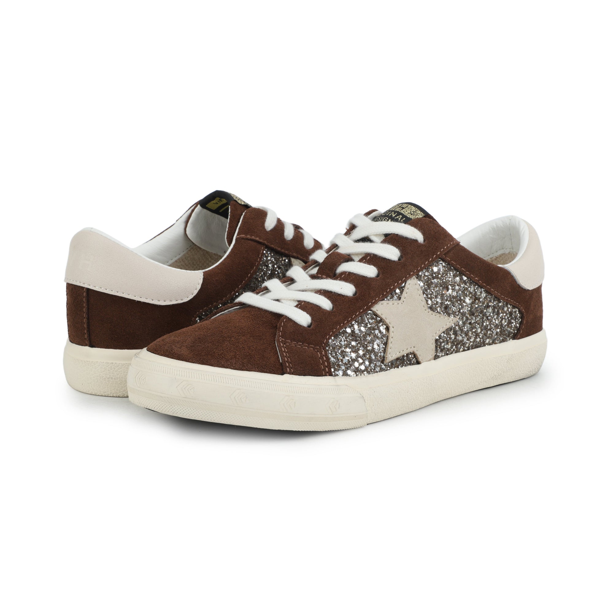 BROWN GLITTER Vintage Havana GRANDE - BROWN GLITTER
