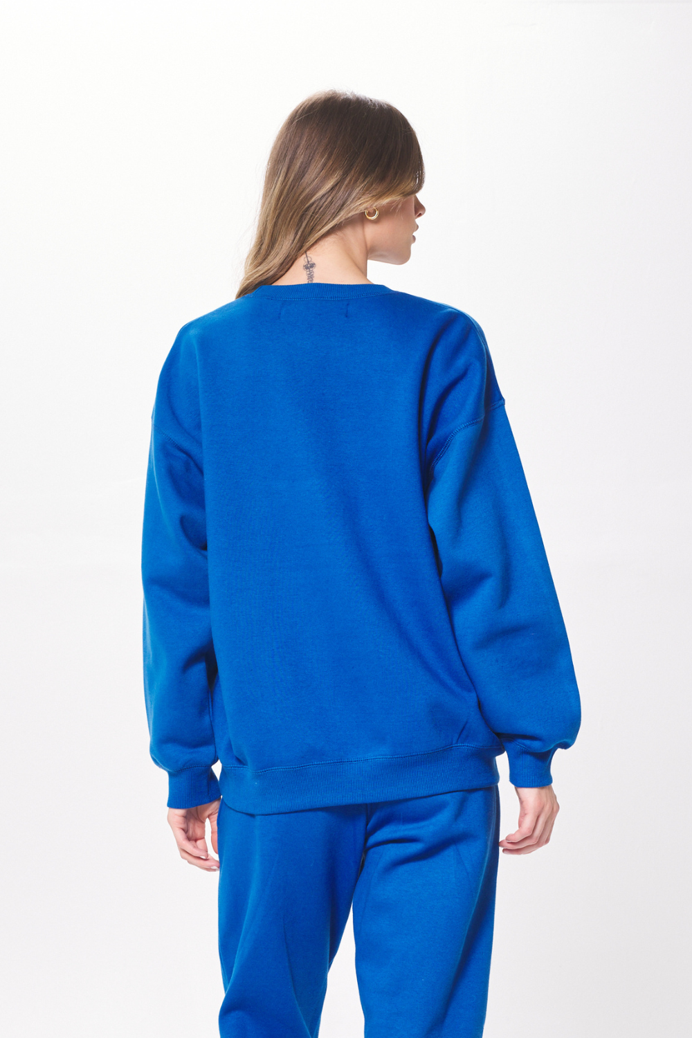 Vivid Blue Vintage Havana Vivid Blue Proweave Crewneck Sweatshirt