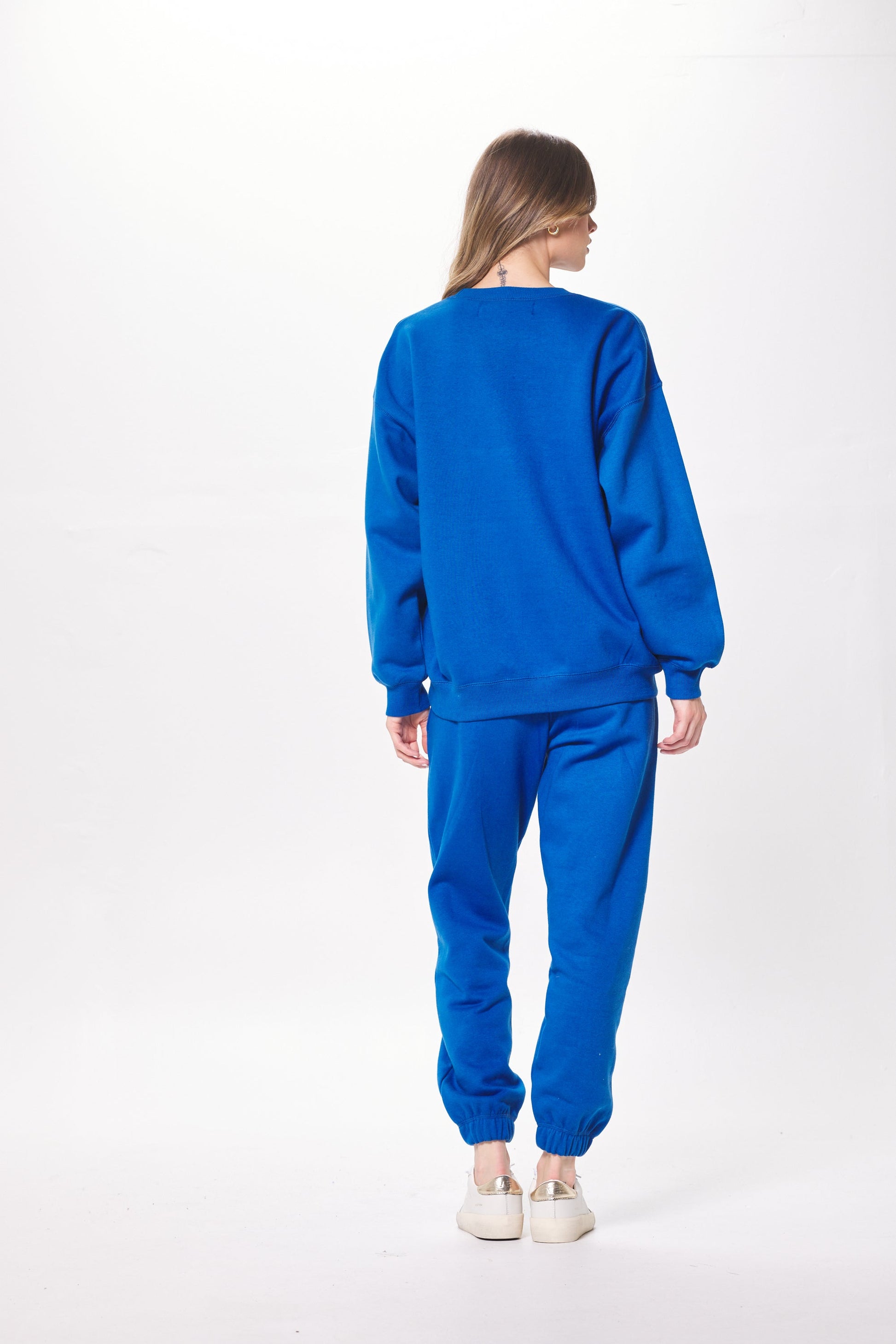 Vivid Blue Vintage Havana Vivid Blue Proweave Crewneck Sweatshirt