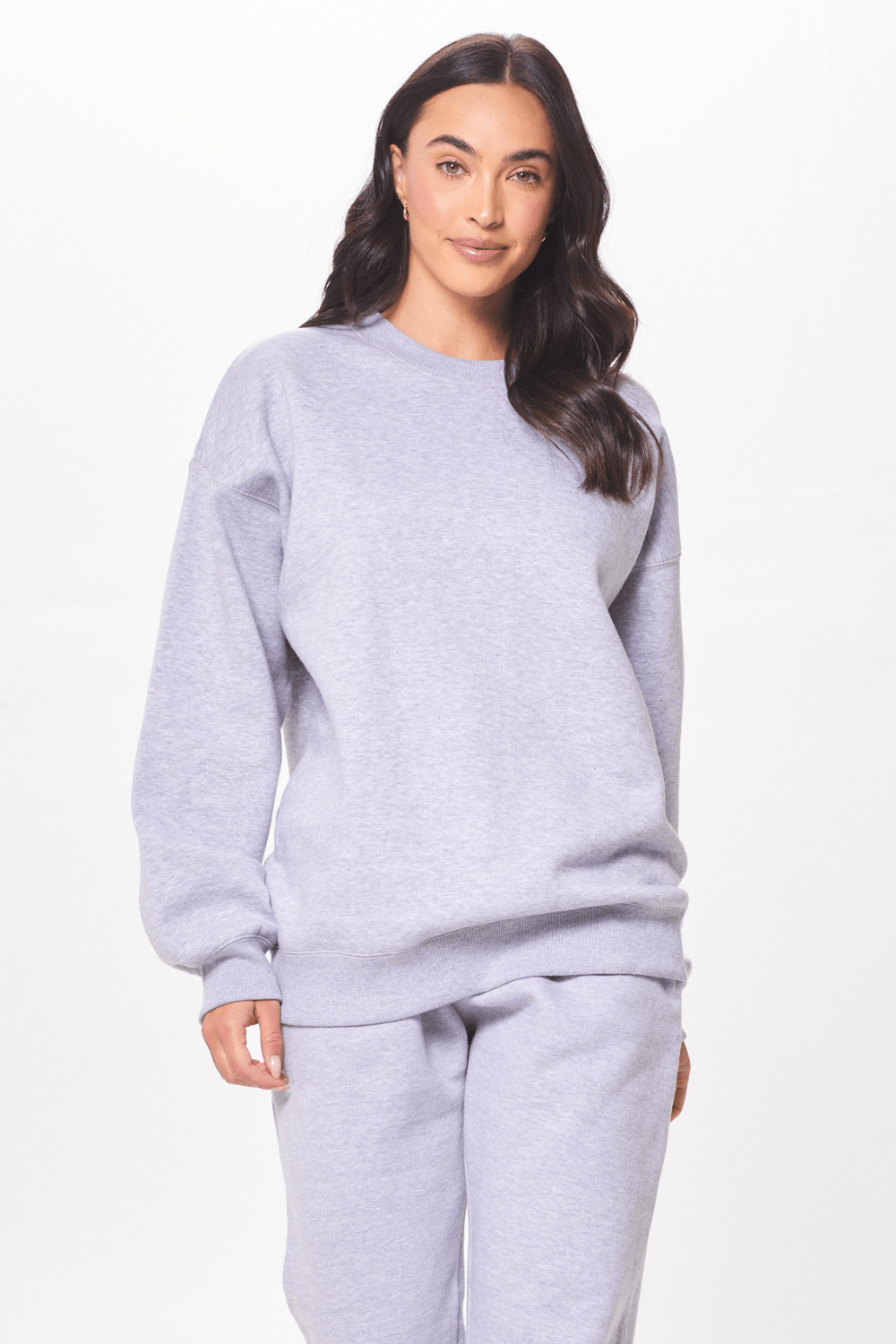 Heather Grey Vintage Havana Heather Grey Proweave Crewneck Sweatshirt