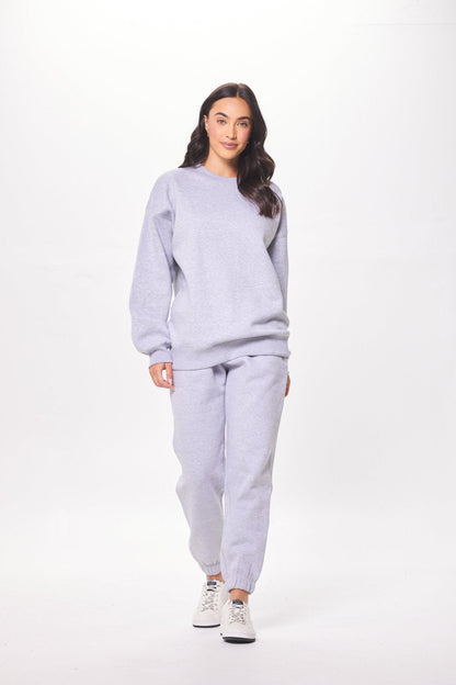 Heather Grey Vintage Havana Heather Grey Proweave Crewneck Sweatshirt