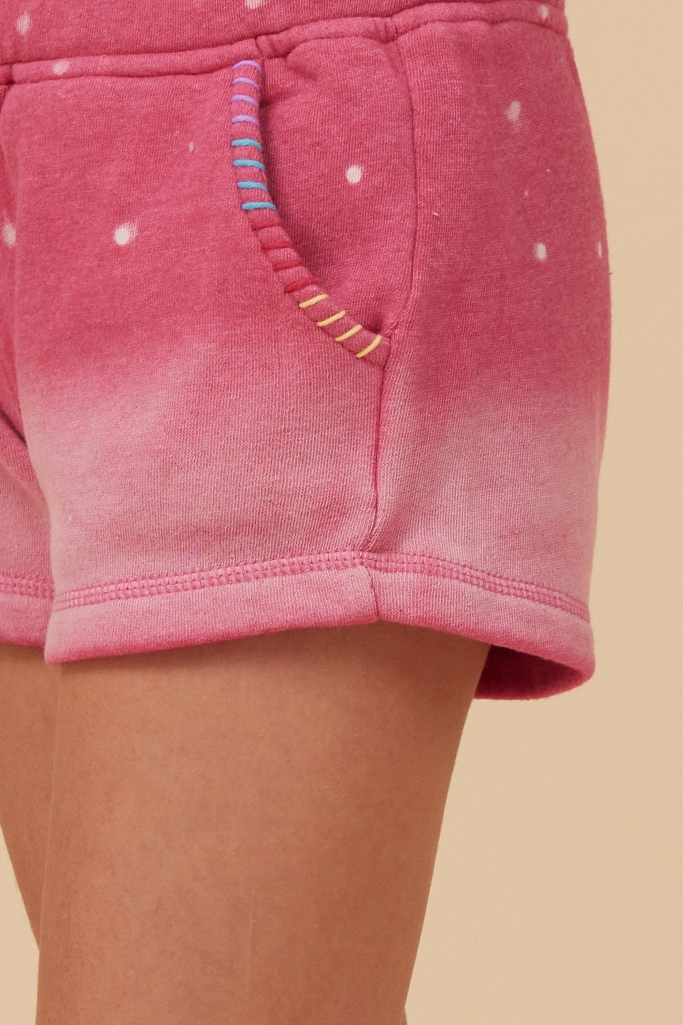 Acid Berry Vintage Havana Acid Berry Shorts w/ Pocket Stitching