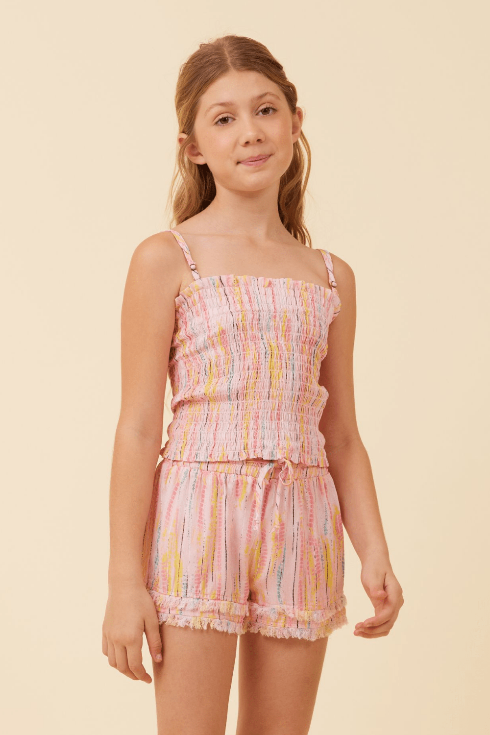 Fruity Tie Dye Vintage Havana Fruity Tie Dye Smocked Tube Top