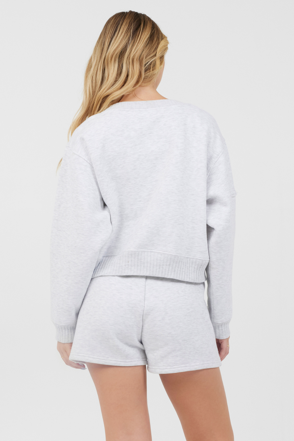 Grey Icicle Vintage Havana Grey Icicle Essential Fleece Crewneck