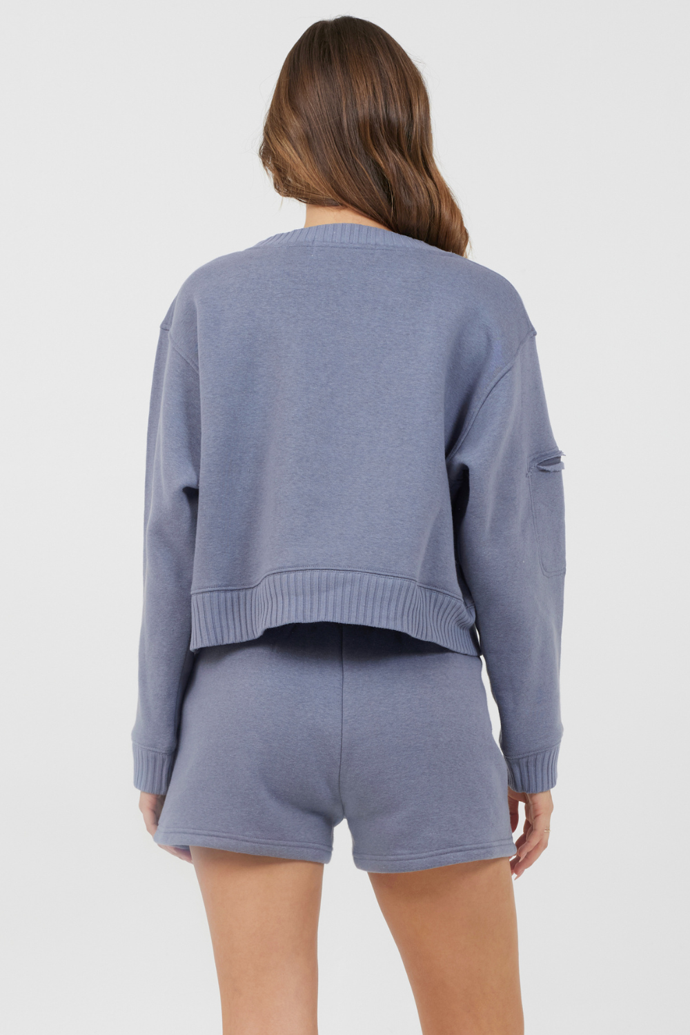 Storm Blue Vintage Havana Storm Blue Essential Fleece Crewneck