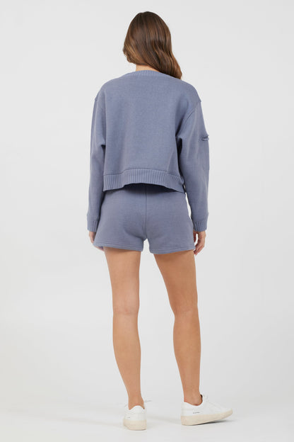 Storm Blue Vintage Havana Storm Blue Essential Fleece Crewneck