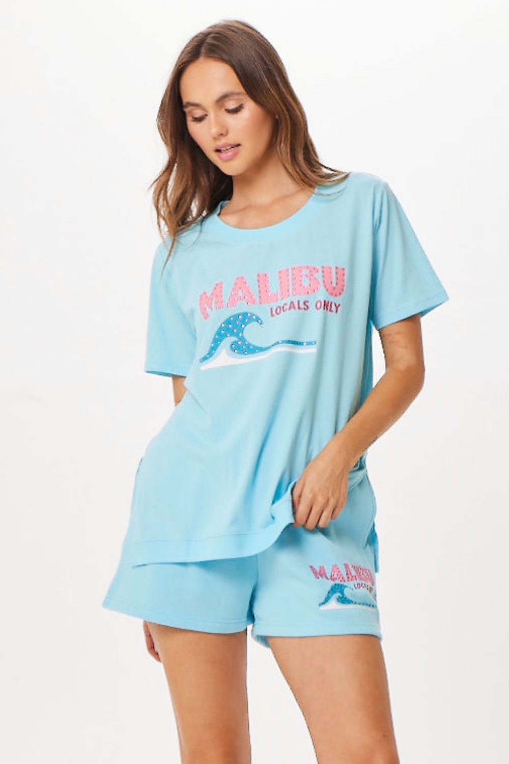 Tropical Blue Vintage Havana Tropical Blue Malibu Jet Setter T-Shirt